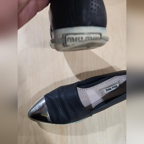 Miu Miu Shoes , Metalic Toe Size 38 - Picture 3 of 7